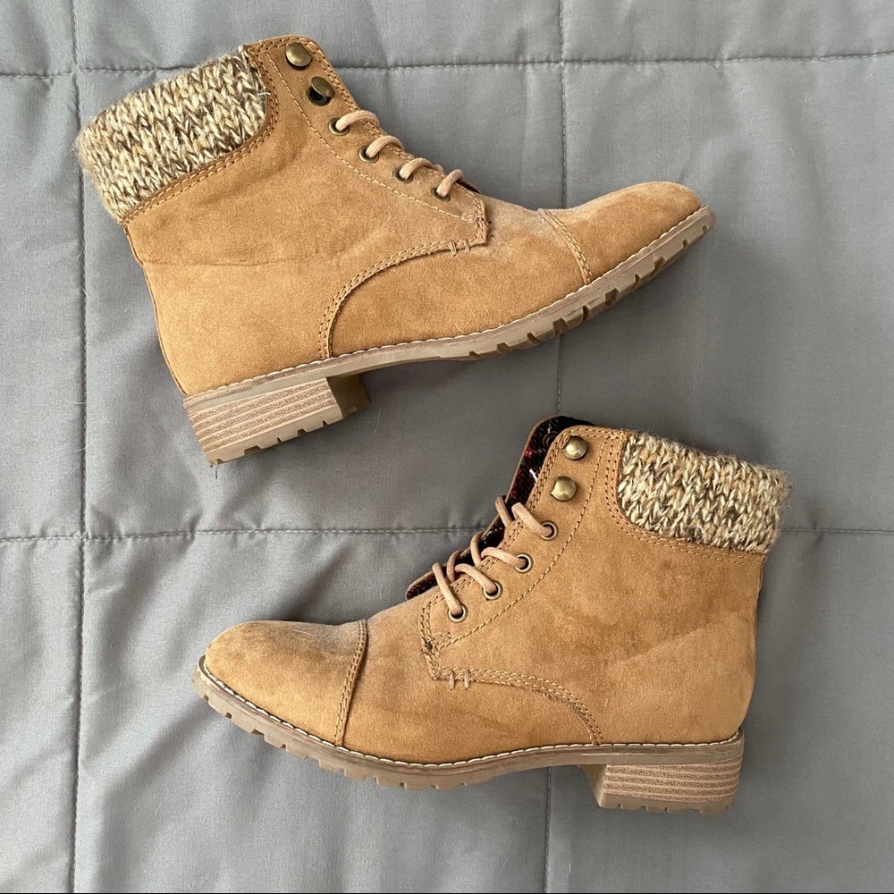Winter flannel boots